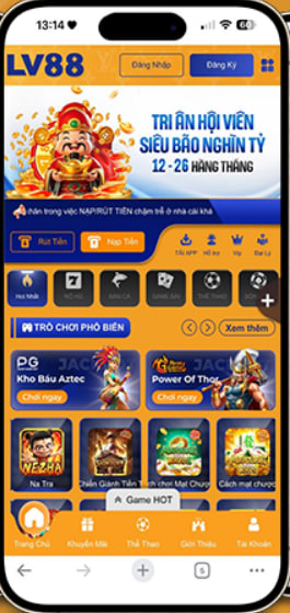 Tải app LV88 về điện thoại di động để trải nghiệm cá cược đỉnh cao